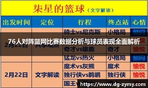 76人对阵篮网比赛数据分析与球员表现全面解析